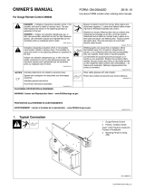 Miller GOUGE REMOTE CONTROL 258046 Owner's manual