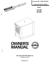 Miller JC646118 Owner's manual