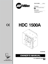 Miller HDC 1500A CE Owner's manual