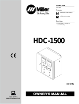 Miller HDC-1500 Owner's manual