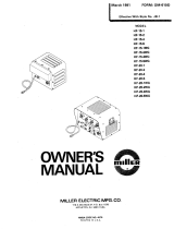 Miller HF-15-4WG Owner's manual