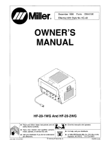 Miller HF-20-2WG Owner's manual