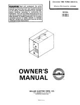 Miller JG039885 Owner's manual