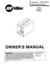 Miller JH262095 Owner's manual