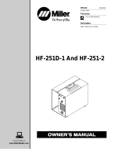 Miller HF-251D-1 Owner's manual