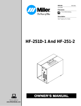Miller HF-251D-1 Owner's manual