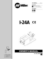 Miller I-24 CE Owner's manual