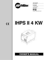 Miller IHPS II 4 KW CE Owner's manual