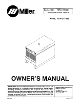 Miller INTELLIWELD 650 Owner's manual