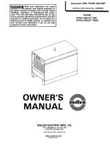 Miller JG068600 Owner's manual