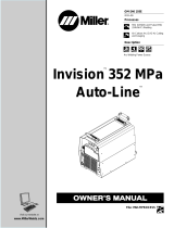 Miller INVISION 352 MPA AUTO-LINE Owner's manual