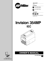 Miller INVISION 354MP CE Owner's manual