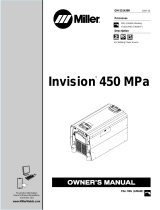 Miller Invision 450 MPa Owner's manual