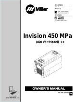 Miller INVISION 450 MPA (400 VOLT MODEL) CE Owner's manual