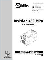 Miller Invision 450 MPa Owner's manual