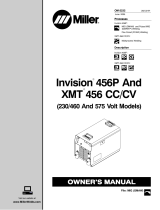 Miller INVISION 456P (230/460 575 VOLT) Owner's manual