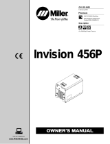 Miller INVISION 456P CE Owner's manual