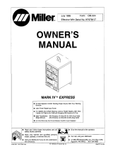 Miller MARK IV EXPRESS Owner's manual