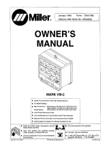 Miller JK642636 Owner's manual