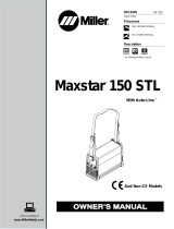 Miller Maxstar 150 STL Owner's manual