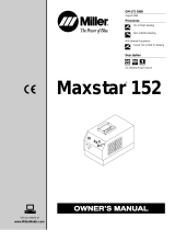 Miller MAXSTAR 152 CE Owner's manual