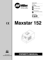 Miller MAXSTAR 152 CE Owner's manual