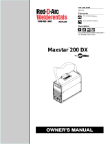 Miller Maxstar 200 DX Owner's manual