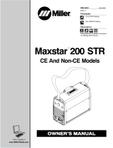 Miller Maxstar 200 STR Owner's manual