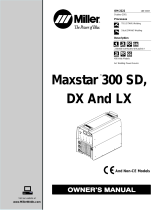 Miller MAXSTAR 300 DX Owner's manual