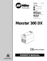 Miller MAXSTAR 300 DX Owner's manual