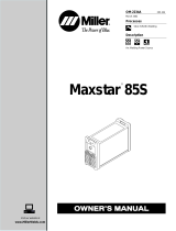 Miller MAXSTAR 85S Owner's manual