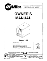 Miller MAXTRON 450 38 Owner's manual