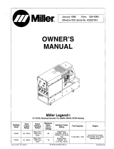 Miller LEGEND Owner's manual