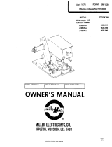 Miller HE753032 Owner's manual