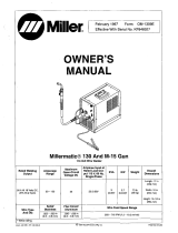 Miller Millermatic 130 Owner's manual