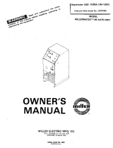 Miller MILLERMATIC 130 AUTO ARC Owner's manual