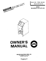 Miller JD000000 Owner's manual
