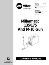 Miller MATIC 135 AND M-10 GUN Owner's manual