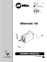 Miller MILLERMATIC 190 Owner's manual