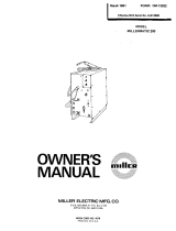 Miller JA414588 Owner's manual