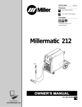 Miller Millermatic 212 Owner's manual