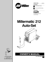 Miller MILLERMATIC 212 AUTOSET Owner's manual