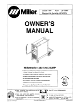Miller MILLERMATIC 250MP Owner's manual