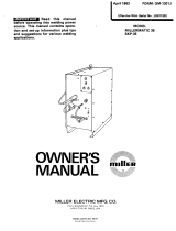 Miller JD671920 Owner's manual