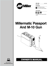 Miller MILLERMATIC PASSPORT 180 AND M-10 GUN Owner's manual
