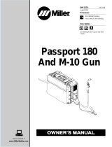 Miller MATIC PASSPORT 180 AND M-10 GUN Owner's manual