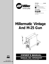 Miller MATIC VINTAGE Owner's manual