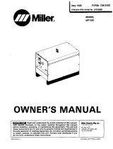 Miller JH290689 Owner's manual