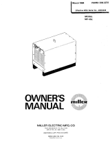 Miller JC644038 Owner's manual