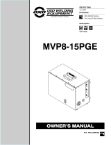 Miller MVP8-15PGE Owner's manual